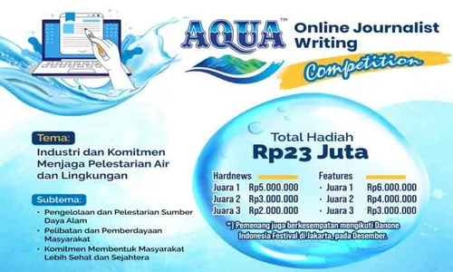 Soroti Nilai Sustainability, Inilah 6 Artikel Terbaik AQUA Writing Competitions