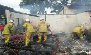 Rumah Lansia di Cawas Klaten Ludes Terbakar, Api Diduga dari Tungku Dapur