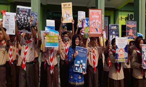 Tolak Kekerasan dalam Bentuk Apapun, SMAN 1 Klaten Deklarasi Ayo Rukun