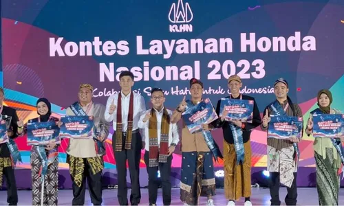 Ini Front Line People Terbaik dalam Kontes Layanan Honda Nasional 2023