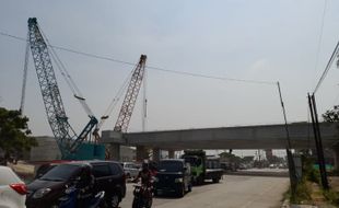 Pemasangan Girder Penghubung Tol Solo-Jogja dan Trans Jawa Rampung Lebih Cepat