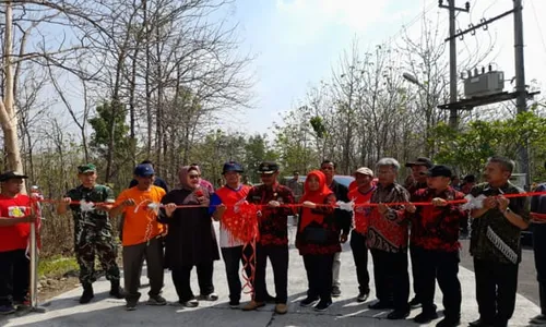 Jalan dan Jembatan Seputar Sangiran Sragen Senilai Rp27,5 Miliar Diresmikan