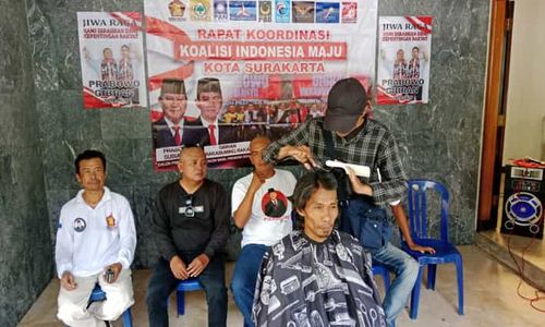 Koalisi Indonesia Maju Solo Tasyakuran Rumah Pemenangan Prabowo-Gibran