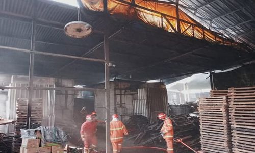 Oven Overheat, Pabrik Briket di Tengaran Kabupaten Semarang Kebakaran