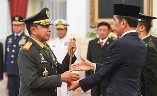 Presiden Jokowi Resmi Lantik Jenderal Agus Subiyanto Jadi Panglima TNI