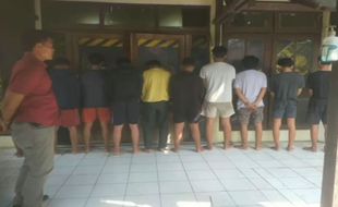 Hendak Tawuran di Siwalan Gayamsari, 10 Pemuda Diciduk Polrestabes Semarang