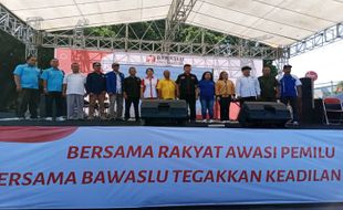 Sukseskan Pengawasan Pemilu 2024, Bawaslu Kota Salatiga Gelar Apel Siaga