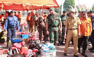 Bencana Hidrometeorologi Mengintai, Pemkab Sragen Gelar Apel Kesiapsiagaan