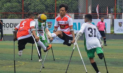 Kalahkan Persas Surabaya, Persam Madura Juara Sepak Bola Amputasi Piala Menpora