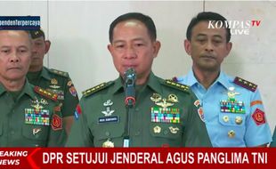 Komisi I DPR Setujui Pencalonan Agus Subiyanto sebagai Panglima TNI