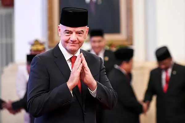 Puji Timnas Indonesia, Presiden FIFA: Terima Kasih Sudah Menghibur Kami