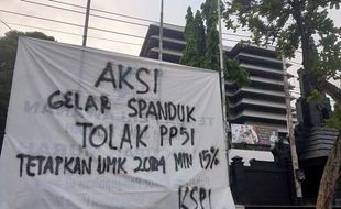 Tolak PP 51, Buruh Walk Out dalam Rapat Pembahasan UMK 2024 Jateng