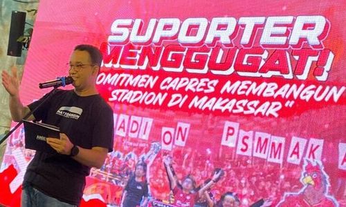 Desain sudah Siap, Anies Teken Kontrak Politik Pembangunan Stadion Makassar