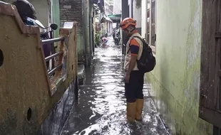 Hujan Deras, Banjir Landa Sejumlah Wilayah di Kota Malang