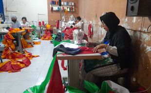 Banyak Aksi Solidaritas, Permintaan Bendera Palestina di Boyolali Melonjak