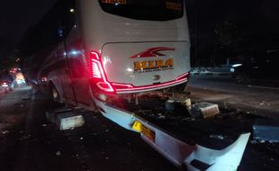 Kronologi Bus Mira Tabrak Rumah Warga di Ring Road Selatan Bantul