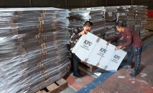 Tak Hanya Dijaga 24 Jam, Gudang Logistik KPU Klaten juga Diawasi 12 Kamera CCTV