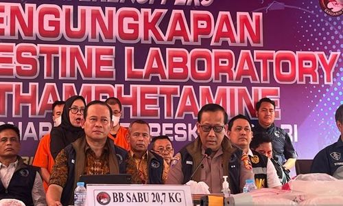 Bareskrim: Pabrik Sabu di Tangerang untuk Suplai Malam Tahun Baru 2024