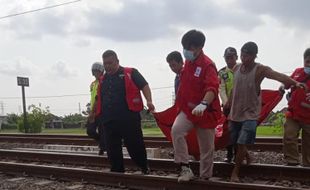 Innalillahi, Petani Terserempet KA saat Seberangi Rel di Karanganom Klaten