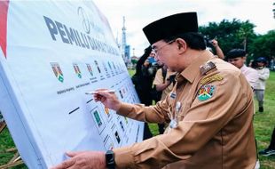 Magelang Gelar Apel Siaga dan Deklarasi Damai Pemilu 2024