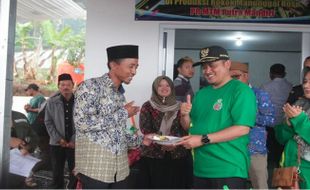 Bupati Pemalang Resmikan Gudang Tembakau