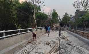 Pembangunan Jembatan Gedongsari Blora Capai 84 Persen