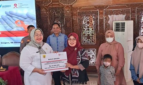 Peringati Hari AIDS 2023, Pemkab Sragen Berikan Bantuan untuk ADHA dan ODHA