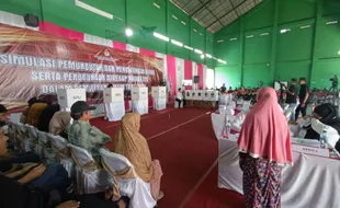 KPU Sragen Gelar Simulasi Pencoblosan Pemilu 2024, 1 Orang Paling Lama 5 Menit