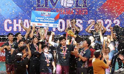 Kalahkan Lavani, Tim Putra BIN Pasundan Raih Juara Livoli Divisi Utama 2023