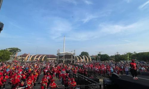 Ribuan Warga Sragen Tumplek Blek di CFD, Perputaran Uang Tembus Rp75 Juta