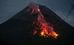 Rabu Pagi, Gunung Merapi Luncurkan 10 Kali Guguran Lava Sejauh 1,6 Kilometer