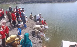 Bakal Jadi Solusi Kekeringan, Pembangunan Embung Pranan Sukoharjo Capai 60%