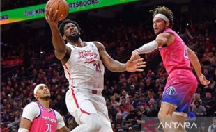 Embiid Cetak Poin Tertingginya di Musim NBA 2023-2024