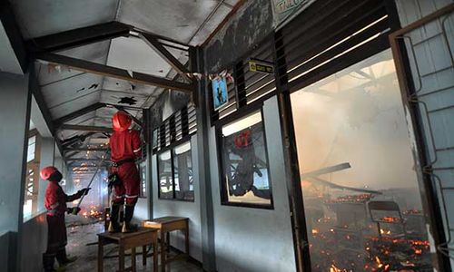 Kebakaran Gedung SMK Negeri 3 Kota Bengkulu, 32 Ruang Kelas Hangus