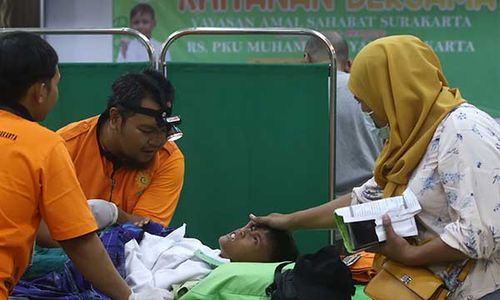 Seratusan Anak Ikuti Khitanan Massal di RS PKU Muhammadiyah Solo