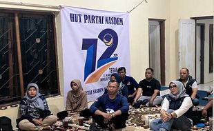 Suasana Nonton Bareng Debat Perdana Capres-Cawapres 2024 di Solo