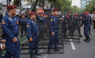 2.120 Personel Gabungan Amankan Debat Perdana Capres-Cawapres di Kantor KPU