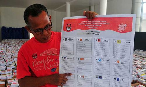 KPU Kudus Temukan 4.222 Lembar Surat Suara Pemilu 2024 Rusak