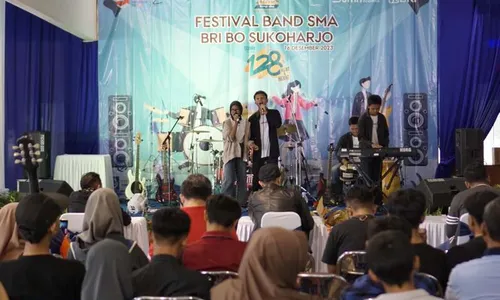 Sasar Nasabah Muda, BRI Sukoharjo Gelar Lomba Band Kenalkan BRImo