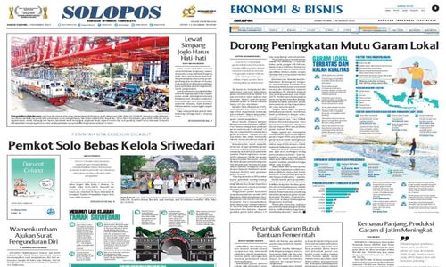 Solopos Hari Ini : Pemkot Solo Bebas Kelola Sriwedari