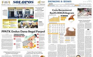 Solopos Hari Ini : PPATK Endus Dana Ilegal Parpol