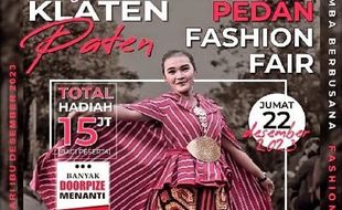 Wah! Fashion Show Lurik bakal Digelar di Pedan Klaten, Jalan Diubah Jadi Runway