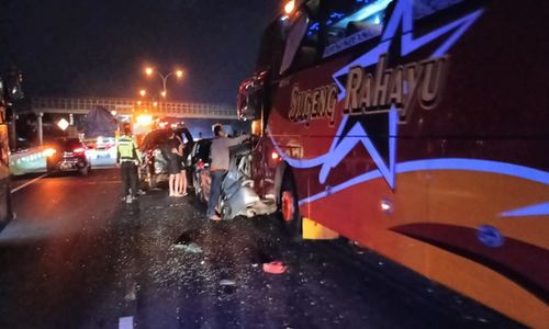 Kecelakaan Karambol di Tol Krapyak Semarang, Diduga Dipicu Bus Sugeng Rahayu