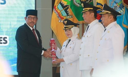 Lantik Pj Bupati Brebes & Pj Wali Kota Salatiga, Nana Ingatkan Netralitas ASN