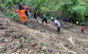 Longsor di Kismantoro Wonogiri, Pria Lansia Tertimbun dan Belum Ditemukan