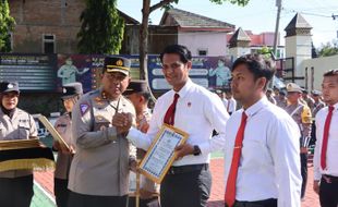 27 Polisi & 1 Warga Dapat Penghargaan Atas Ungkap Pembunuhan Girimarto Wonogiri