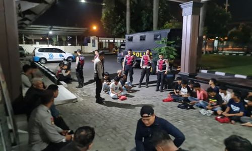 Meresahkan! 16 Remaja Bawa Senjata Tajam Diciduk Polisi di Mojosongo Boyolali