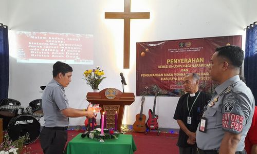 LP Sragen Beri Remisi Khusus Hari Natal kepada 18 Napi