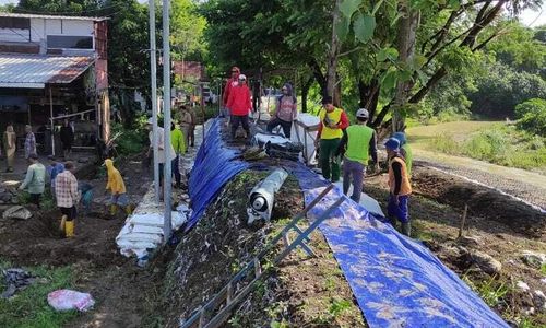 Kerap Banjir, Warga Dinar Indah Semarang Minta Tanggul Kali Babon Ditinggikan