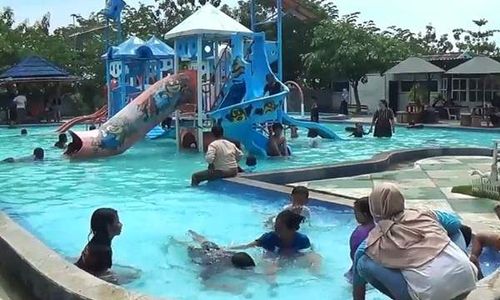 Wisata Air Banyu Redjo Ngawi Diserbu Pengunjung saat Libur Nataru 2024